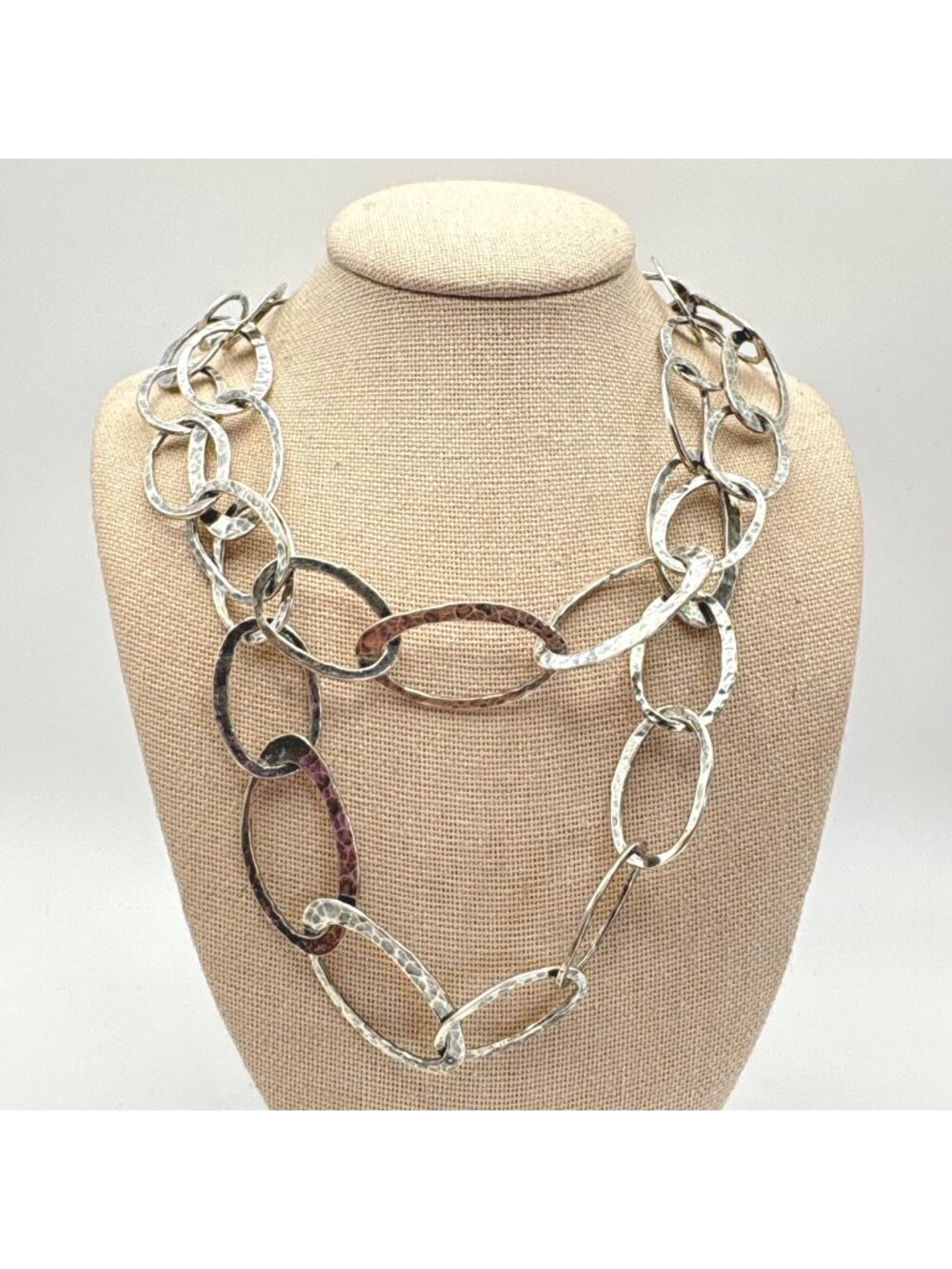 Silpada Oval Link Chain Necklace Sterling Silver 925 Size 19.5'' Length